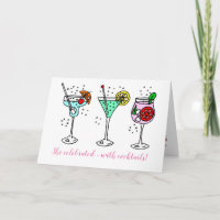 Cocktails Celebrate Birthday