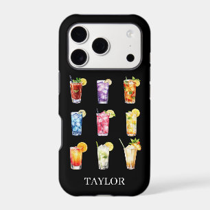 Cocktails Cocktails Cocktails Monogrammed iPhone 17 Pro Case