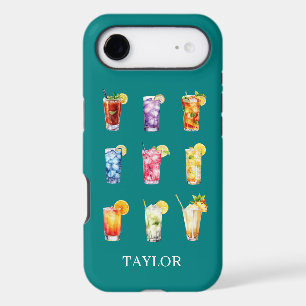 Cocktails Cocktails Cocktails Monogrammed iPhone 17 Air Case