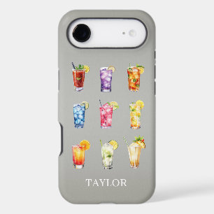 Cocktails Cocktails Cocktails Monogrammed iPhone 17 Air Case