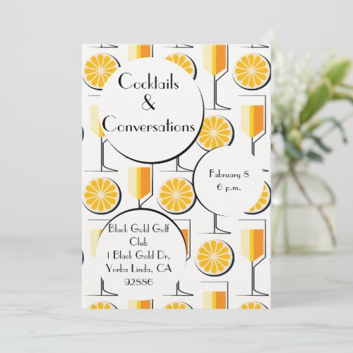 CocktailsConversations invitation