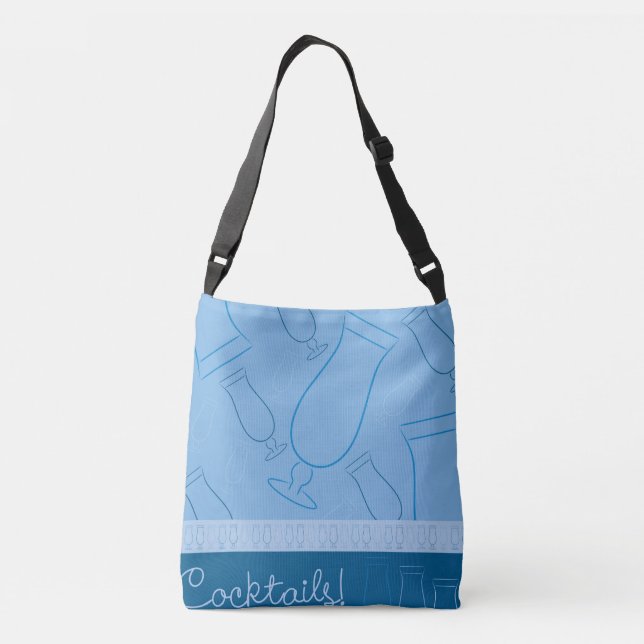 Cocktails! Crossbody Bag (Back)