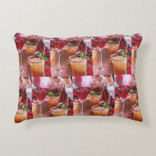 ***COCKTAILS DECOR**** DECORATIVE ACCENT PILLOW