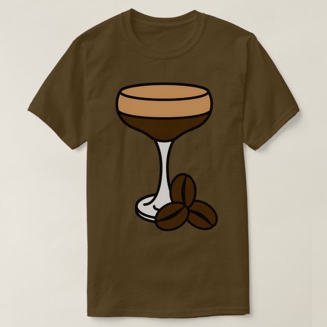 Cocktails Espresso Martini T-Shirt (Design Front)