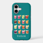 Cocktails Galore Monogrammed iPhone 17 Case