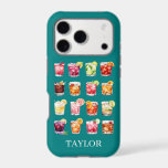 Cocktails Galore Monogrammed iPhone 17 Pro Case