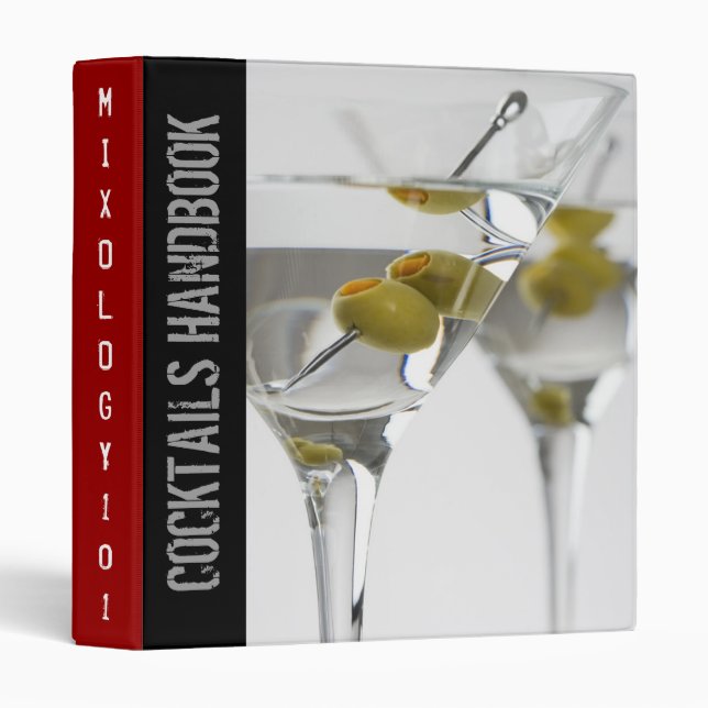 Cocktails Handbook Binder (Front/Spine)