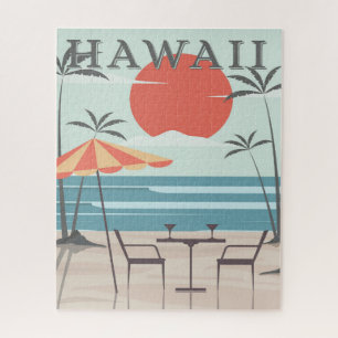 Cocktails in Hawaii Jigsaw Puzzle