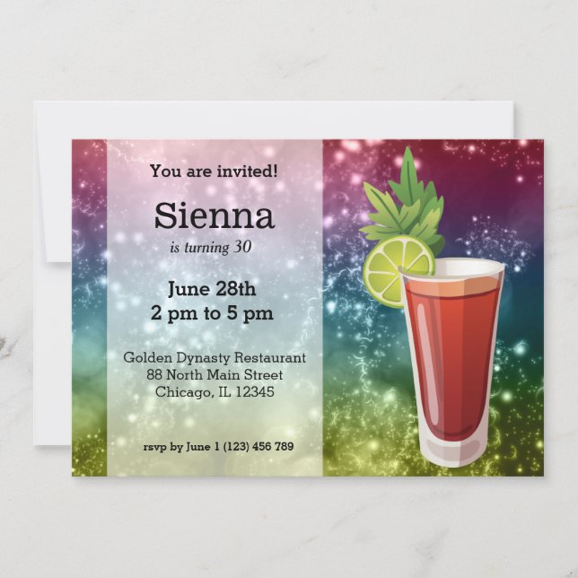 Cocktails Invitation (Front)