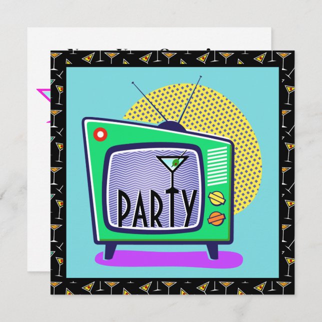 Cocktails Invitation (Front/Back)