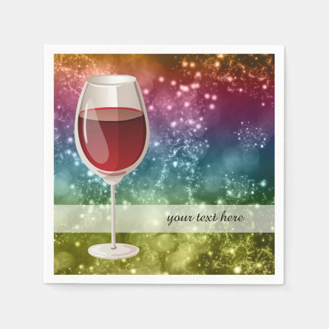 Cocktails Paper Napkins (Front)