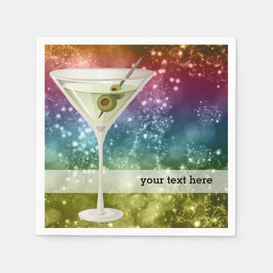 Cocktails Paper Napkins