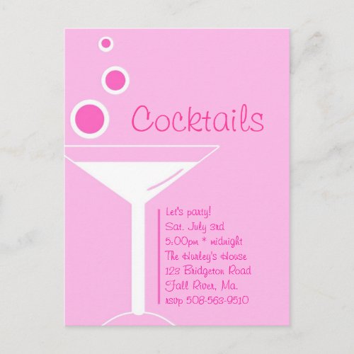 Cocktails Party Invitation