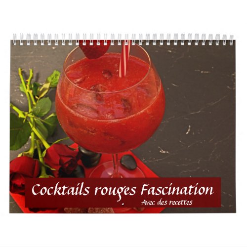 Cocktails rouges Fascination Calendar