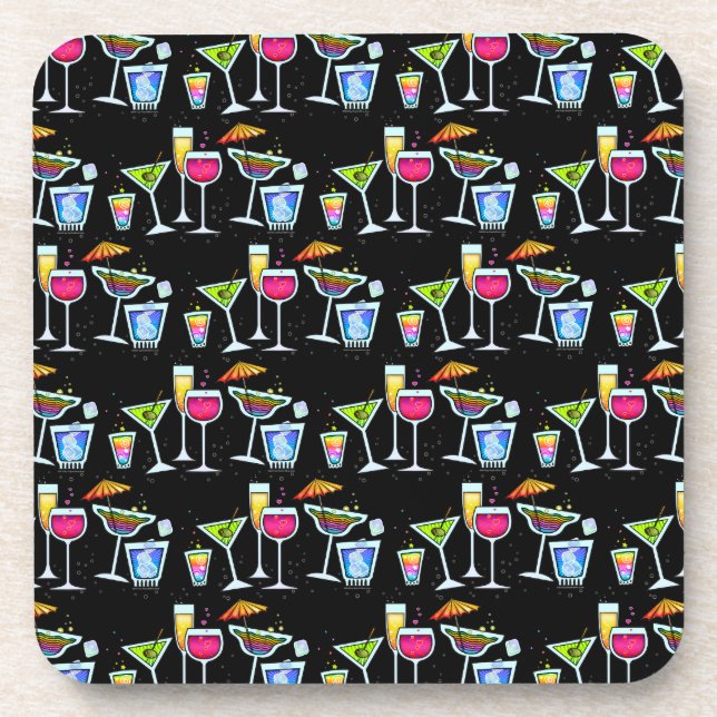 COCKTAILS UP! CORK COASTERS (Front)