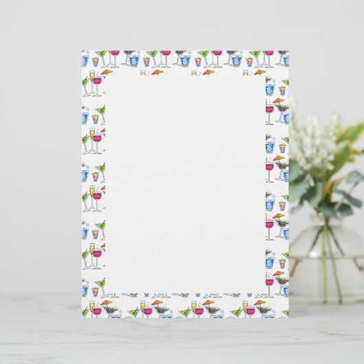 COCKTAILS UP! LETTERHEAD (Standing Front)