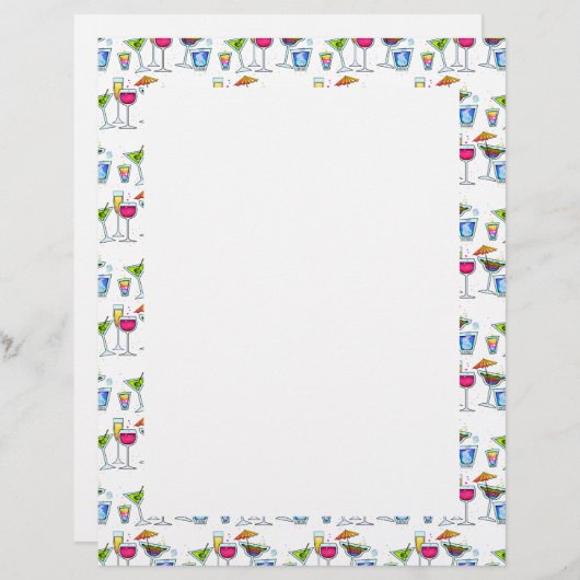 COCKTAILS UP! LETTERHEAD (Front/Back)