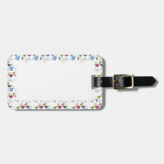 COCKTAILS UP LUGGAGE TAG