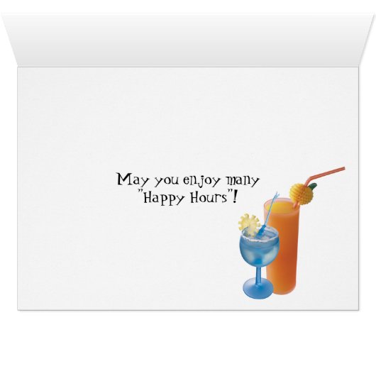 Cocktails with Sailboat Sunset (Inside Horizontal (Bottom))