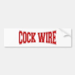 COCKWIRE BUMPER STICKER