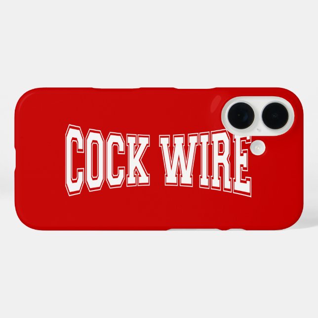 COCKWIRE Case-Mate iPhone CASE (Back (Horizontal))