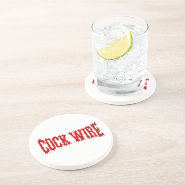 COCKWIRE DRINK COASTER (Side)