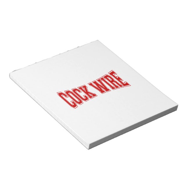 COCKWIRE NOTEPAD (Angled)