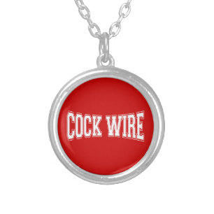 COCKWIRE SILVER PLATED NECKLACE