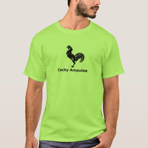 Cocky Amputee T_Shirt