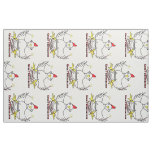 Cocky Contractor Fabric