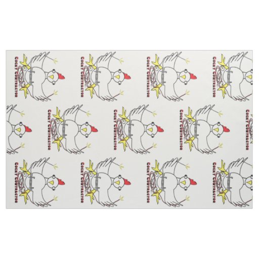 Cocky Contractor Fabric