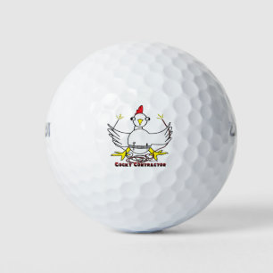 Cocky Contractor Golf Balls