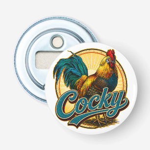 Cocky Rooster Vintage Farmhouse Bottle Opener