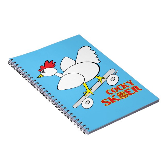 Cocky Skater Notebook (Right Side)