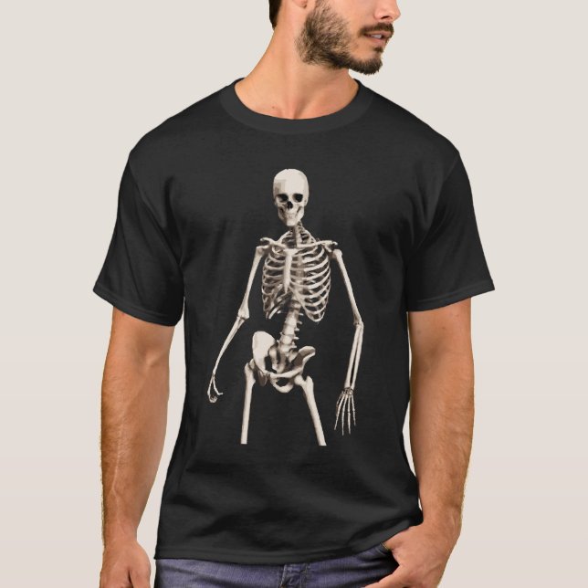 Cocky skeleton Tee Shirt (Front)