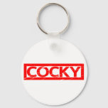 Cocky Stamp Keychain