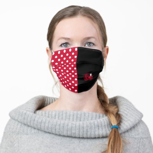 Cocky the Gamecock Polka Dots Adult Cloth Face Mask