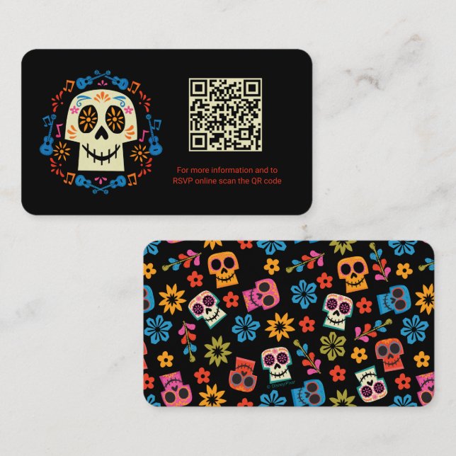 Coco  Baby Shower Baby Shower Gift Registry Enclosure Card (Front/Back)