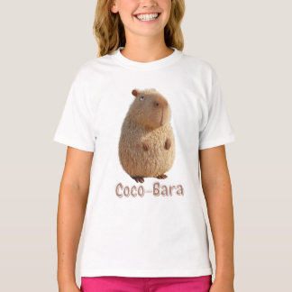Coco-Bara Vibes. Capybara Core: Coconut Couture T-Shirt