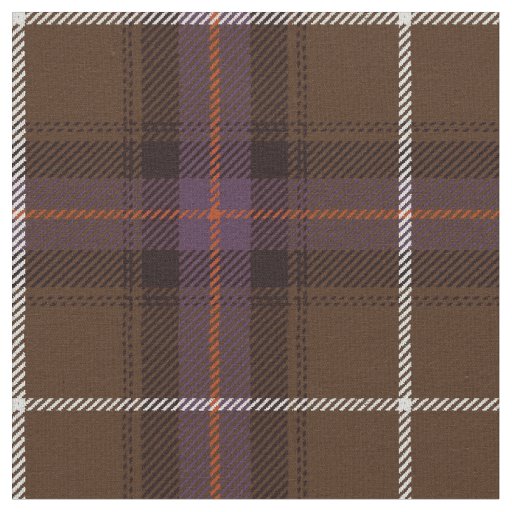 Coco brown, teal, purple,orange/white stripe plaid fabric