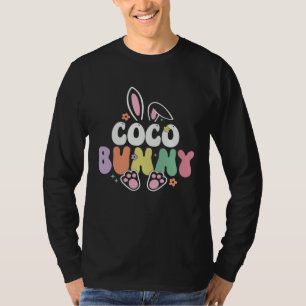 Coco Bunny Women Easter Day Rabbit Grandma Family T-Shirt