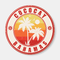 Coco Cay Bahamas Retro Sunset Souvenirs 60s
