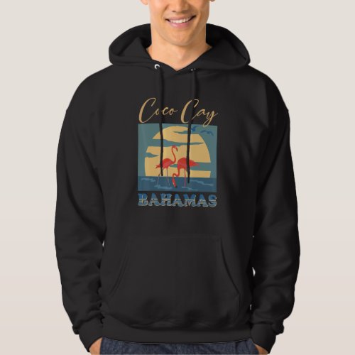 Coco Cay Bahamas Sunset Flaming Mexico Vacation Hoodie