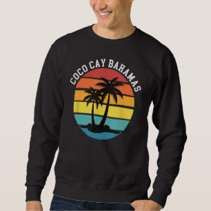 Coco Cay Bahamas Sunset Palm Trees Mexico Vacation Sweatshirt
