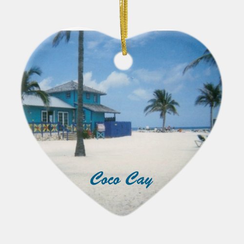 Coco Cay Ceramic Ornament