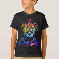 Coco cay tie dye sea turtle 