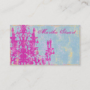 Coco Chandelier ~ CHANGE COLOR Business Cards
