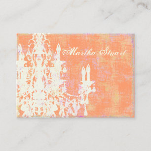 Coco Chandelier COLOR / PAPER / SIZE OPTIONS - Business Card