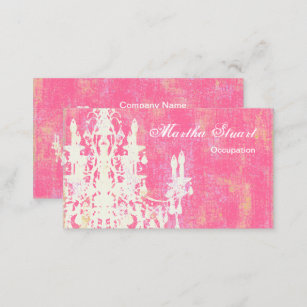 Coco Chandelier COLOR, PAPER & SIZE OPTIONS - Business Card