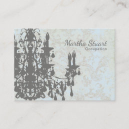 Coco Chandelier COLOR/PAPER/SIZE OPTIONS - Large Business Card